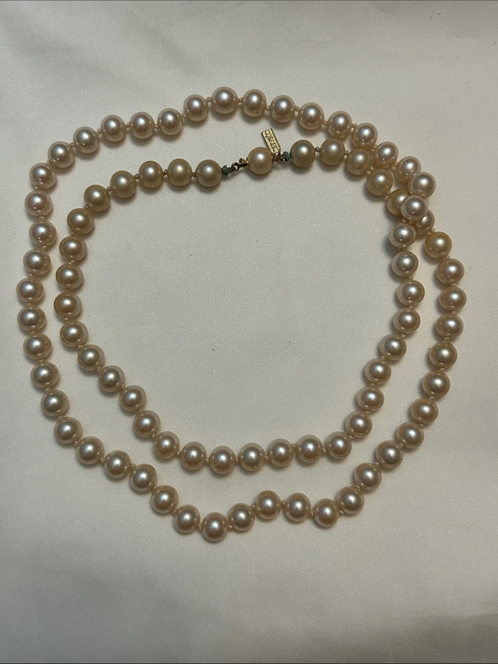Classic Vintage Marvella Pearl Necklace - Ivory Pearls